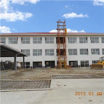 Vejrplankebeklædning Stålstrukturskole